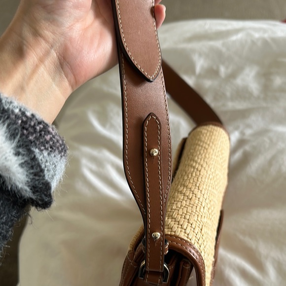 Aspinal of London Crossbody Raffia Bag - Picture 16 of 16